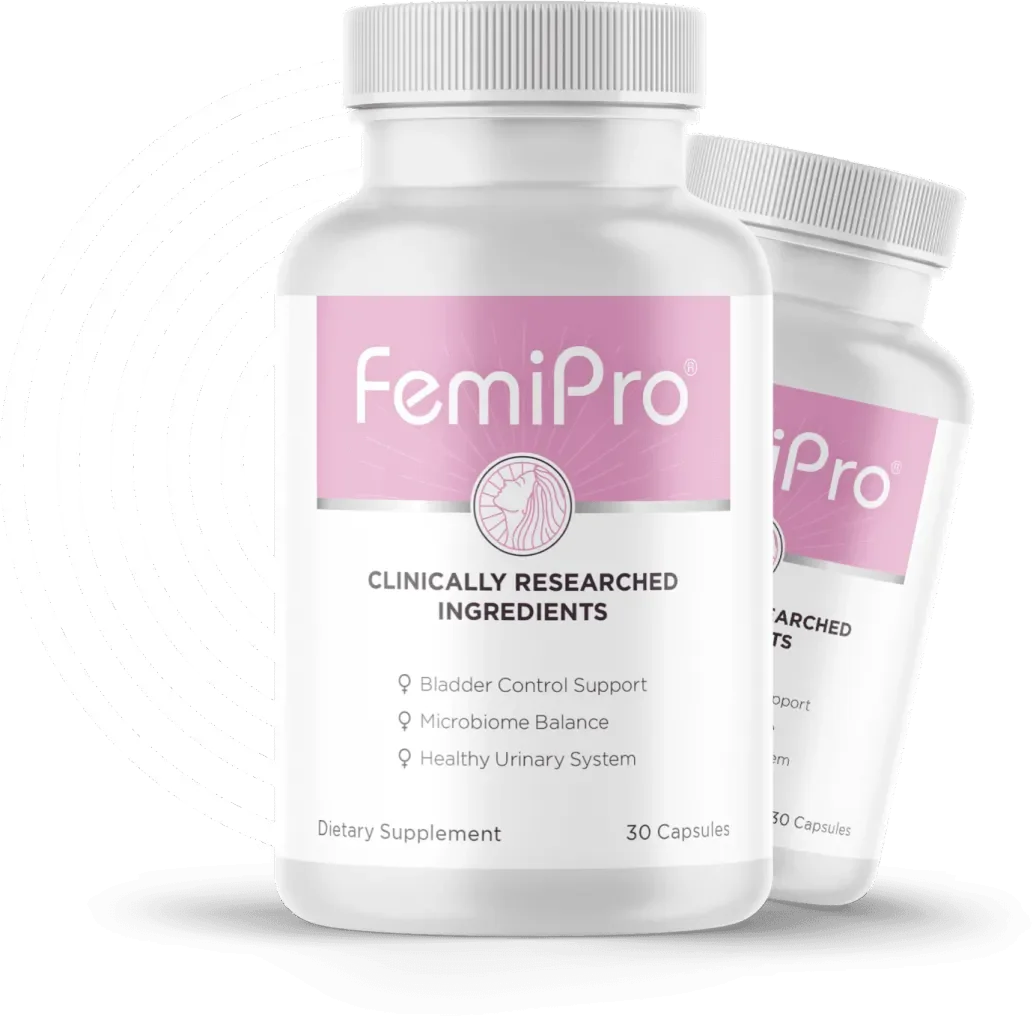 Single bottle of Femipro dietary supplement showing label details